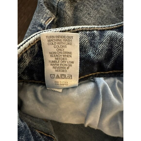 Maurices High-Rise Button-Fly Raw Hem Jeans Size 14 Short - Picture 4 of 9